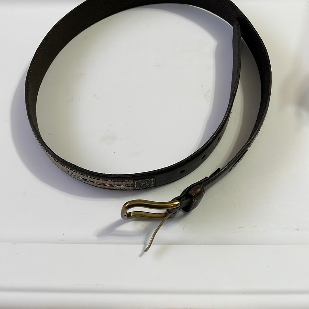 Nautica mens belt size 34 Genuine Leather